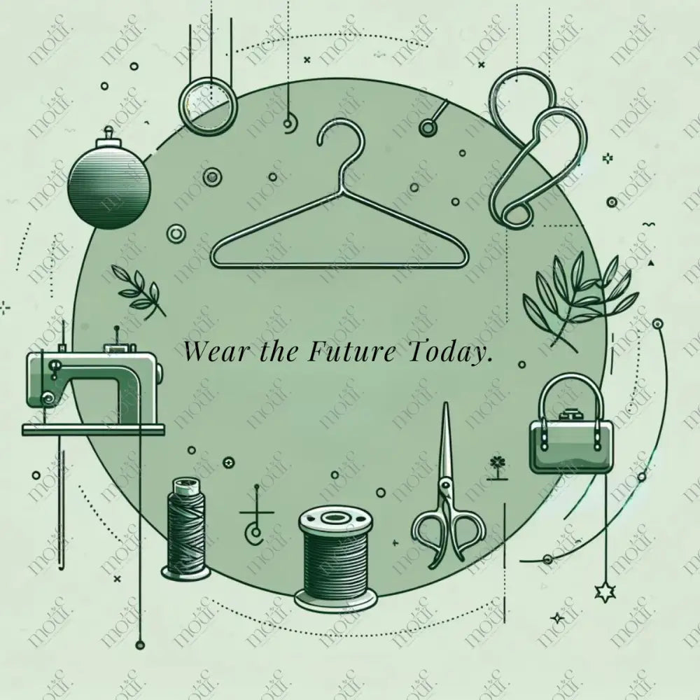 Social Media Post Image 10: Wear the Future Today Slogan for Fashion Industry from Motif