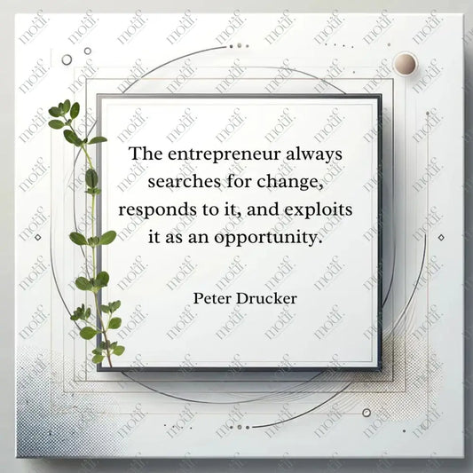 Social Media Post Image 13: Wisdom Quotes For Professionals: Peter Drucker