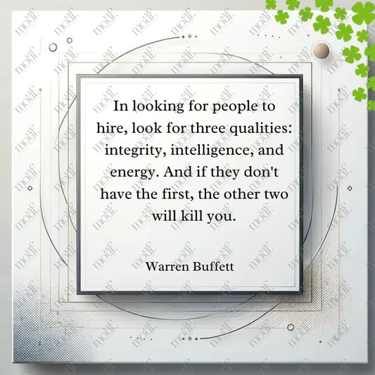 Social Media Post Image 15: Wisdom Quotes For Professionals: Warren Buffett