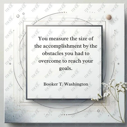 Social Media Post Image 19: Wisdom Quotes For Professionals: Booker T. Washington