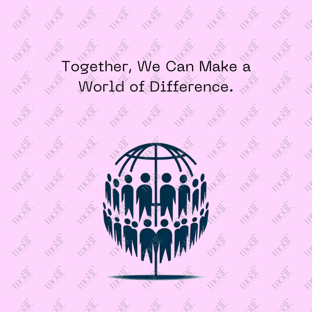 Social Media Post Image 2: Make A World Of Difference Slogan For Non - Profit Org