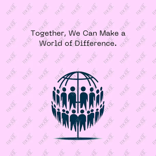 Social Media Post Image 2: Make A World Of Difference Slogan For Non - Profit Org