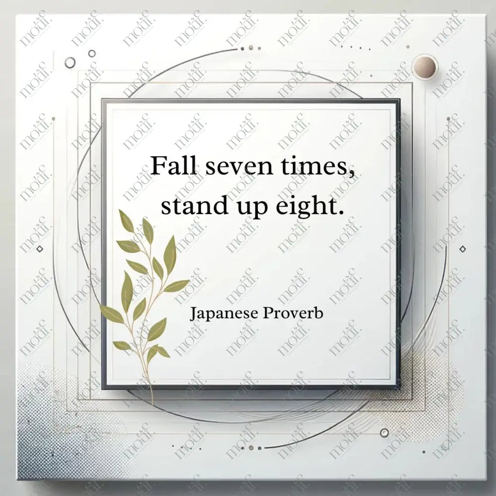 Social Media Post Image 28: Wisdom Quotes For Professionals: Japanese Proverb