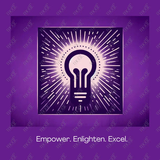 Copy Of Social Media Post Image 3: Empower. Enlighten. Excel. Slogan For Education Vertical