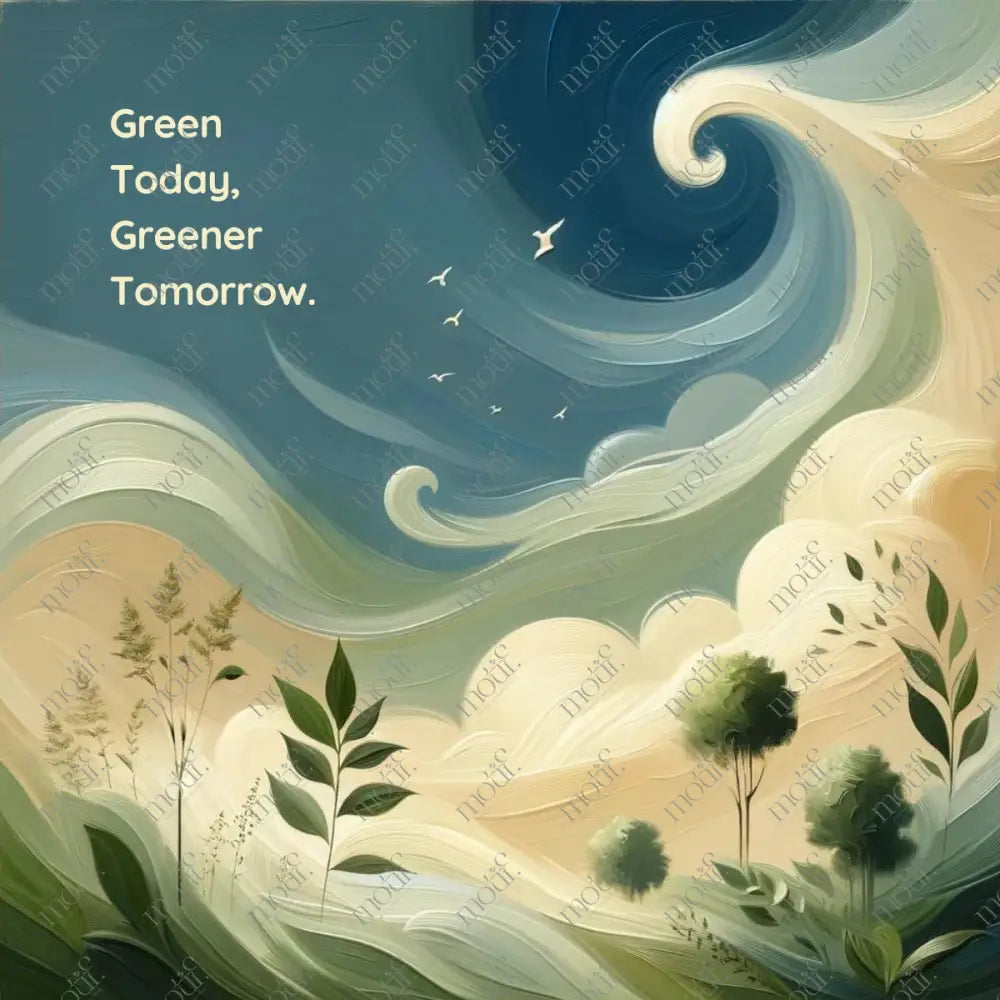 Social Media Post Image 3: Green Today Greener Tomorrow: Environment Vertical