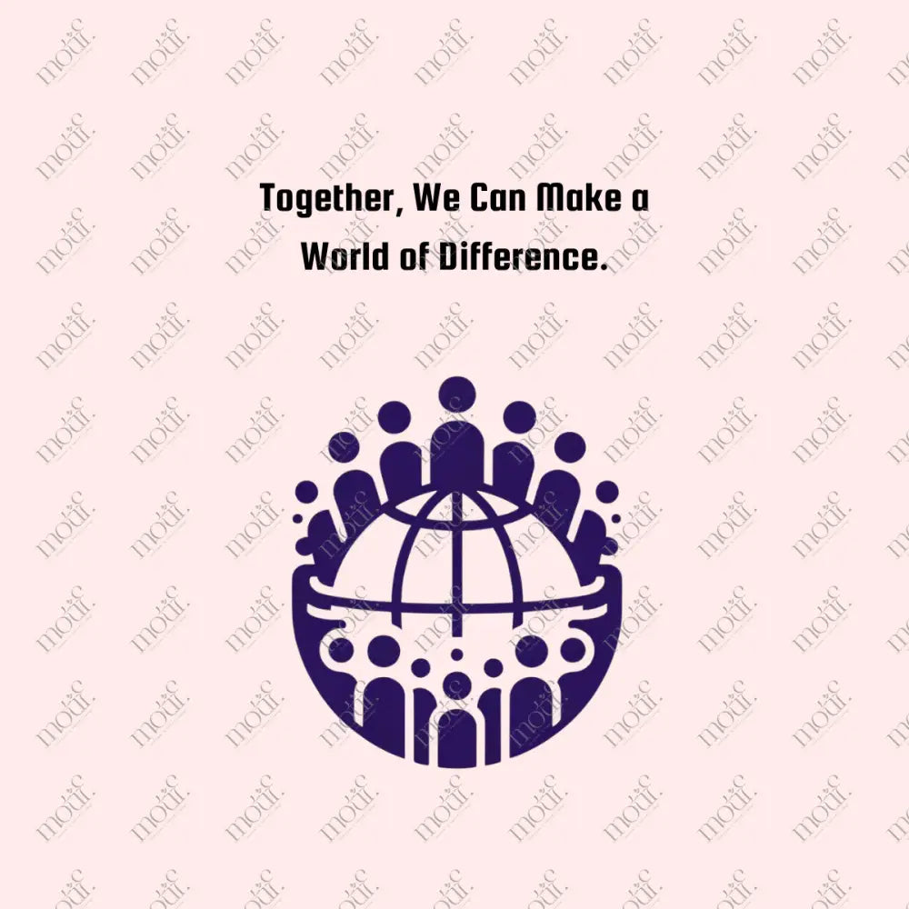 Social Media Post Image 3: Make A World Of Difference Slogan For Non - Profit Org