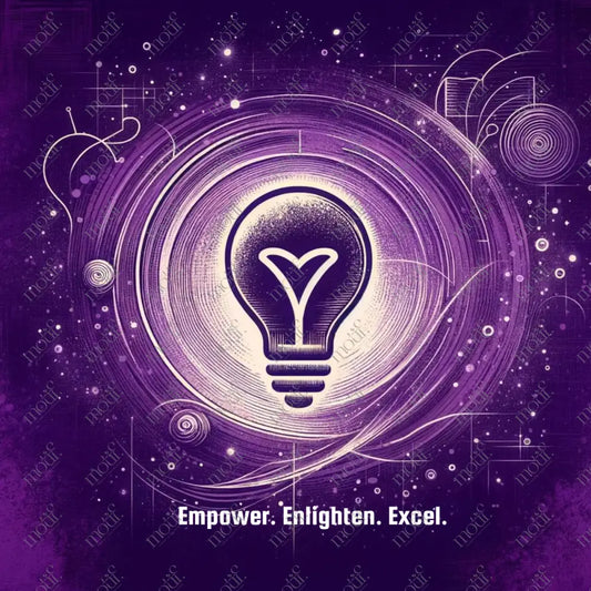 Social Media Post Image 4: Empower. Enlighten. Excel. Slogan For Education Vertical