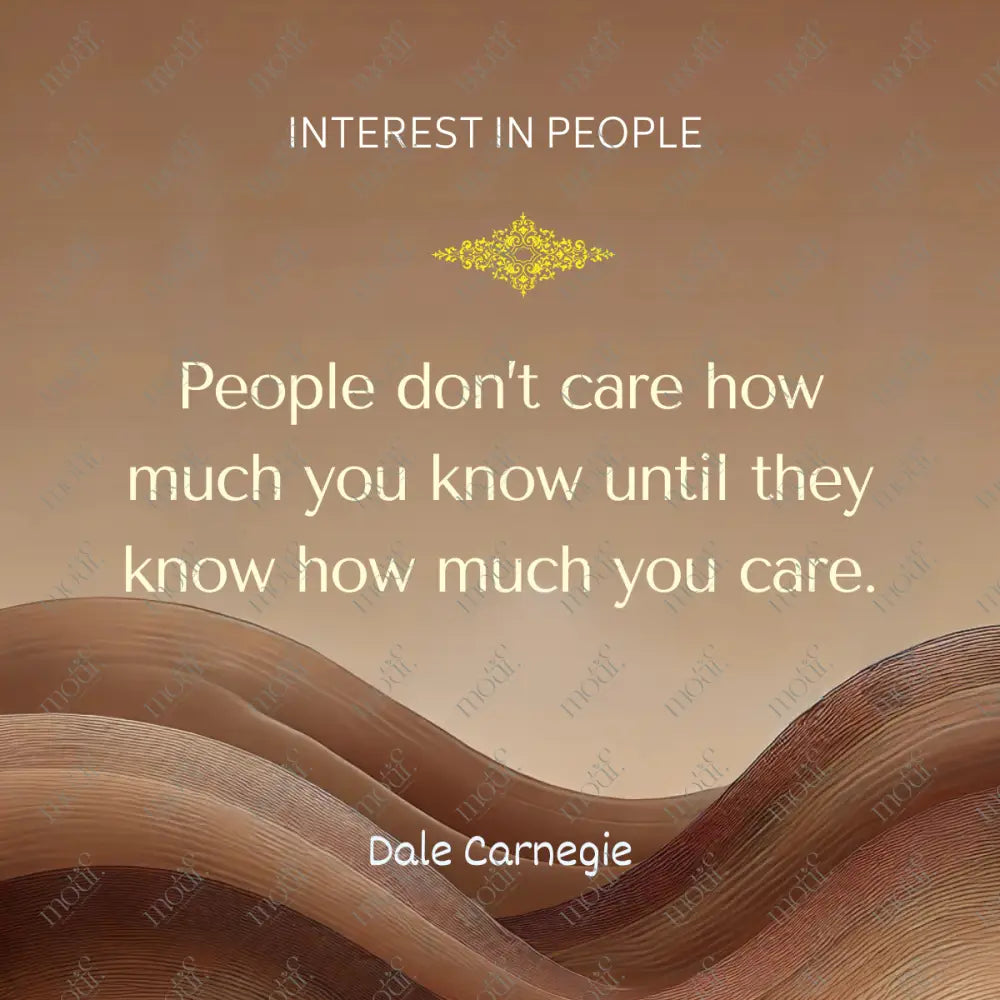 Social Media Post Image 40: People Quotes For Professionals: Dale Carnegie