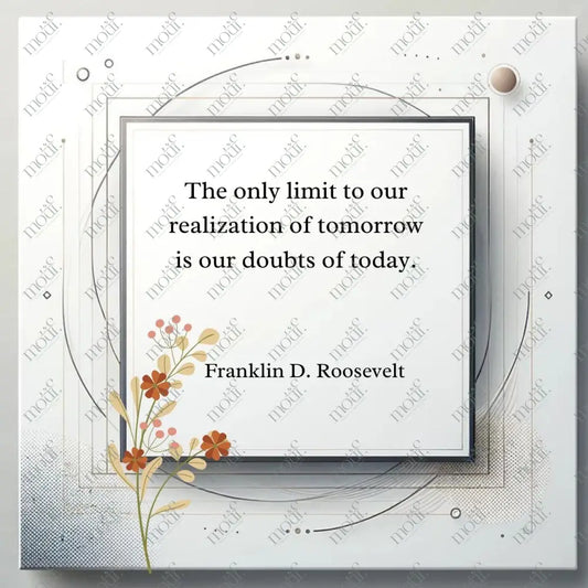 Social Media Post Image 41: Wisdom Quotes For Professionals:reverend Franklin D. Roosevelt