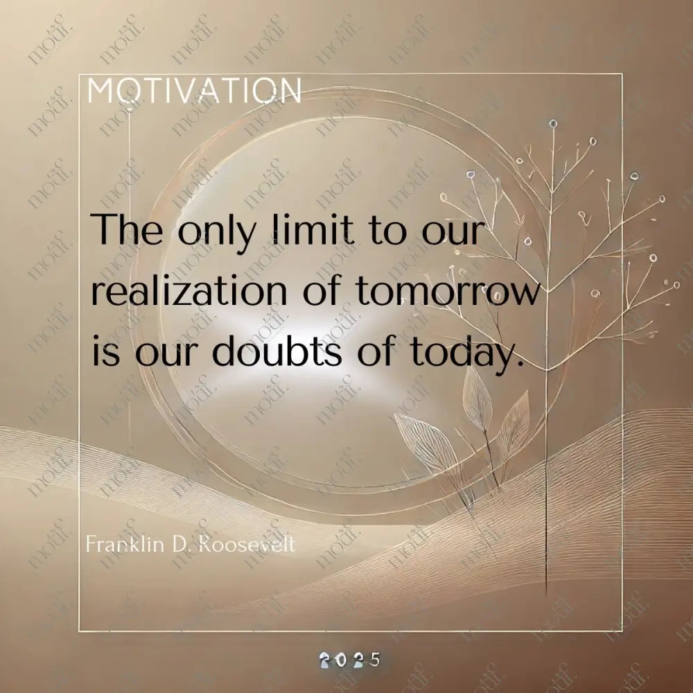 Social Media Post Image 43: Philosophical Quotes For Professionals: Franklin D. Roosevelt