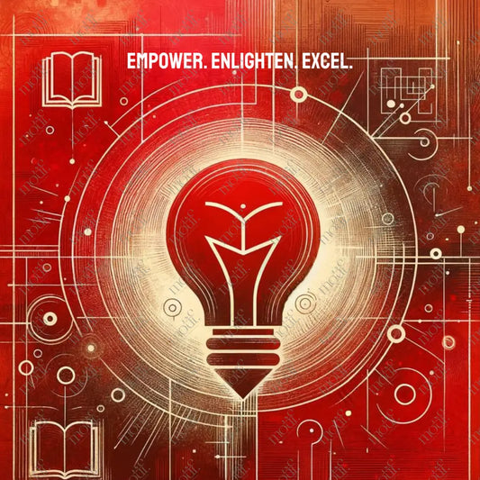 Social Media Post Image 5: Empower. Enlighten. Excel. Slogan For Education Vertical