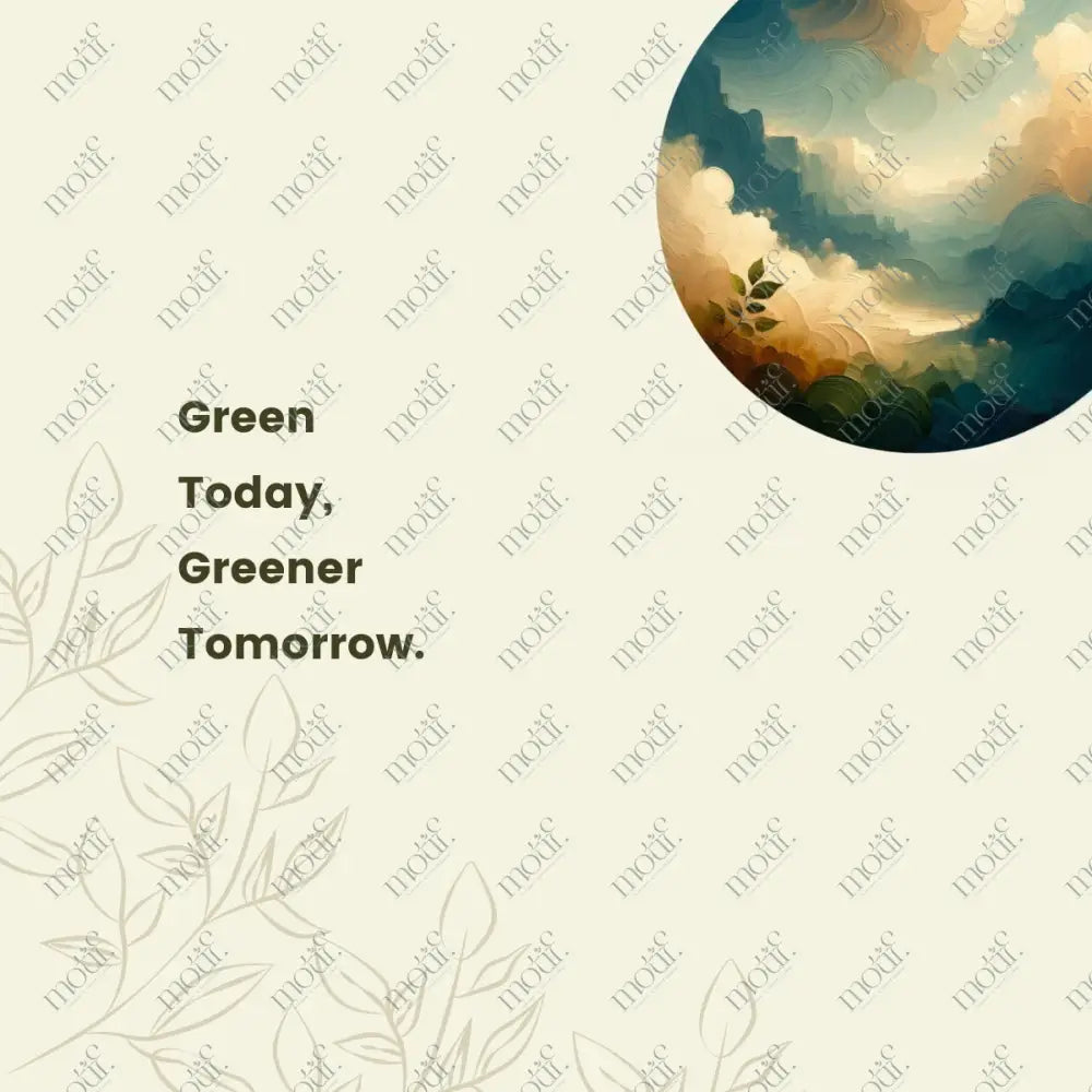 Social Media Post Image 5: Green Today Greener Tomorrow: Environment Vertical