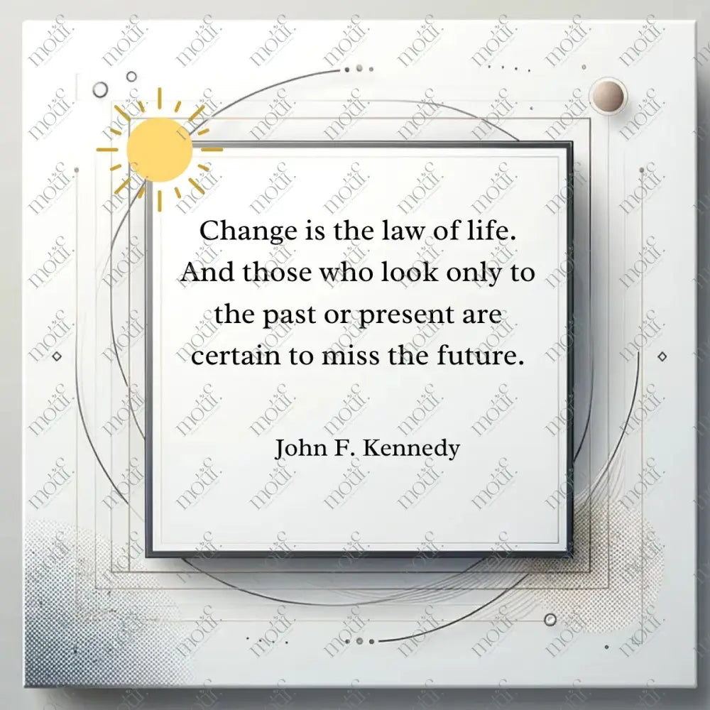 Social Media Post Image 6: Wisdom Quotes For Professionals: John F. Kennedy