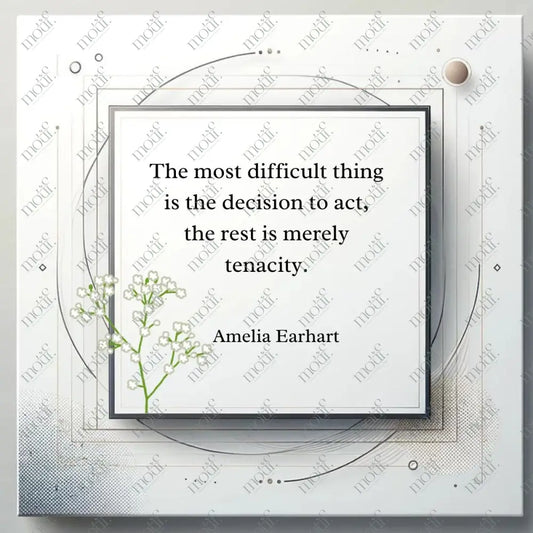 Social Media Post Image 7: Wisdom Quotes For Professionals: Amelia Earhart