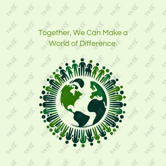 Copy Of Social Media Post Image 8: Make A World Difference Slogan For Non - Profit Org