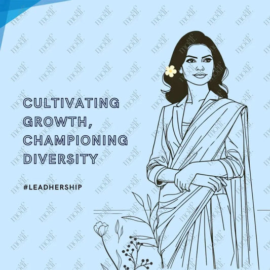 Social Media Post Image: Championing Diversity Leadhership Blue