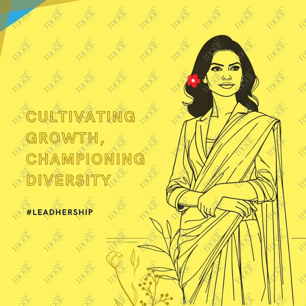 Social Media Post Image: Championing Diversity Leadhership Yellow