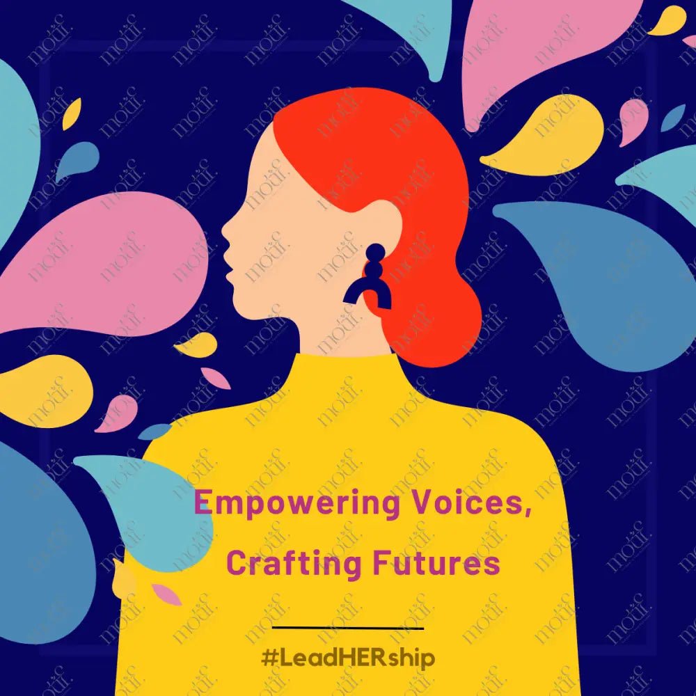 Social Media Post Image: Empowering Voices Leadhership Blue