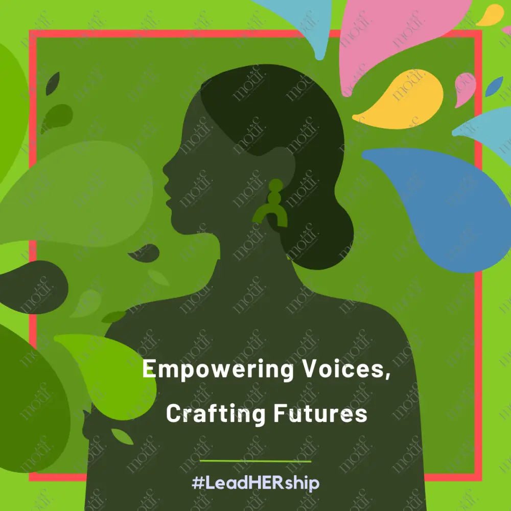 Social Media Post Image: Empowering Voices Leadhership Green