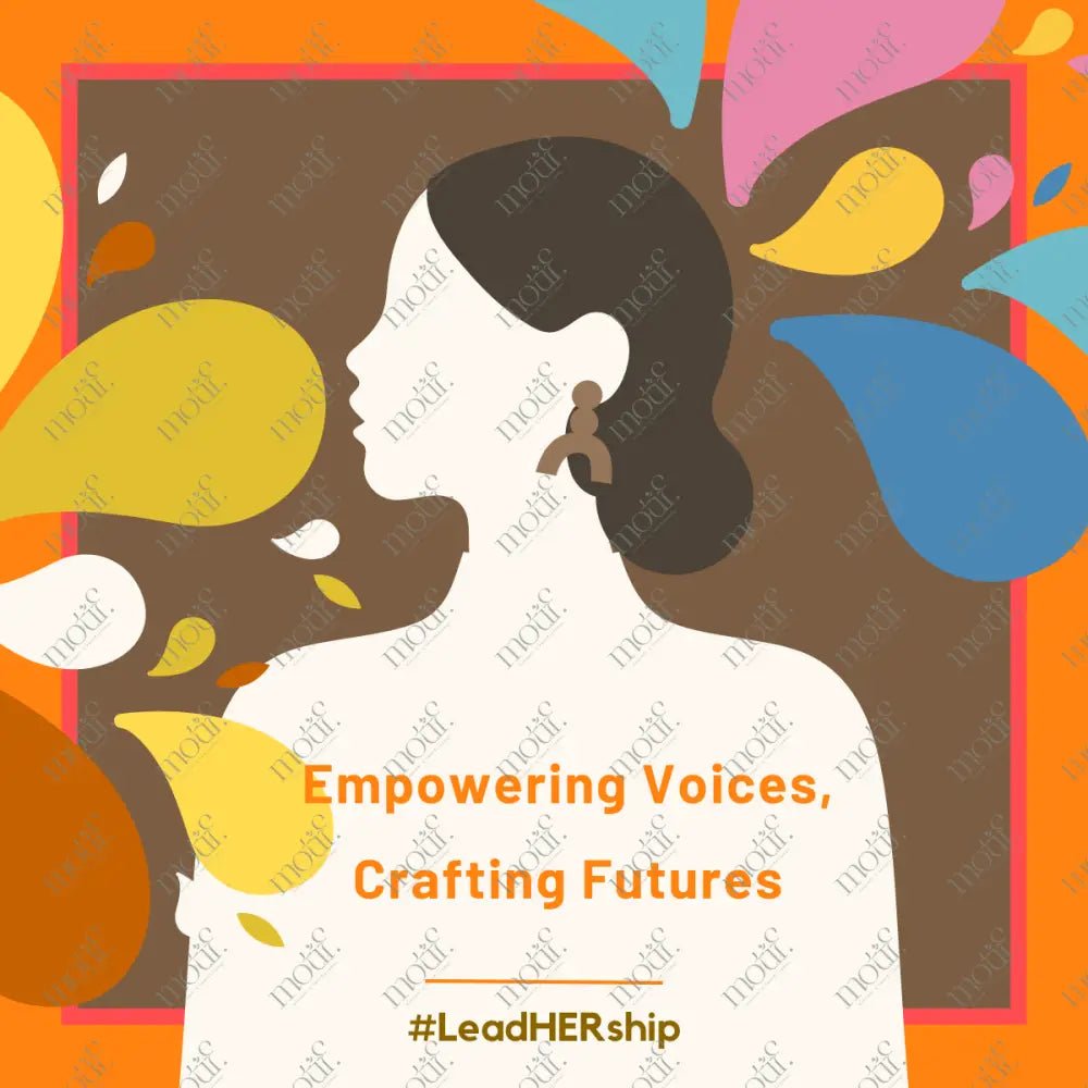 Social Media Post Image: Empowering Voices Leadhership Orange