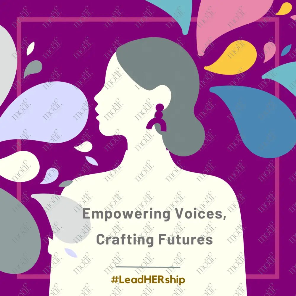 Social Media Post Image: Empowering Voices Leadhership Purple