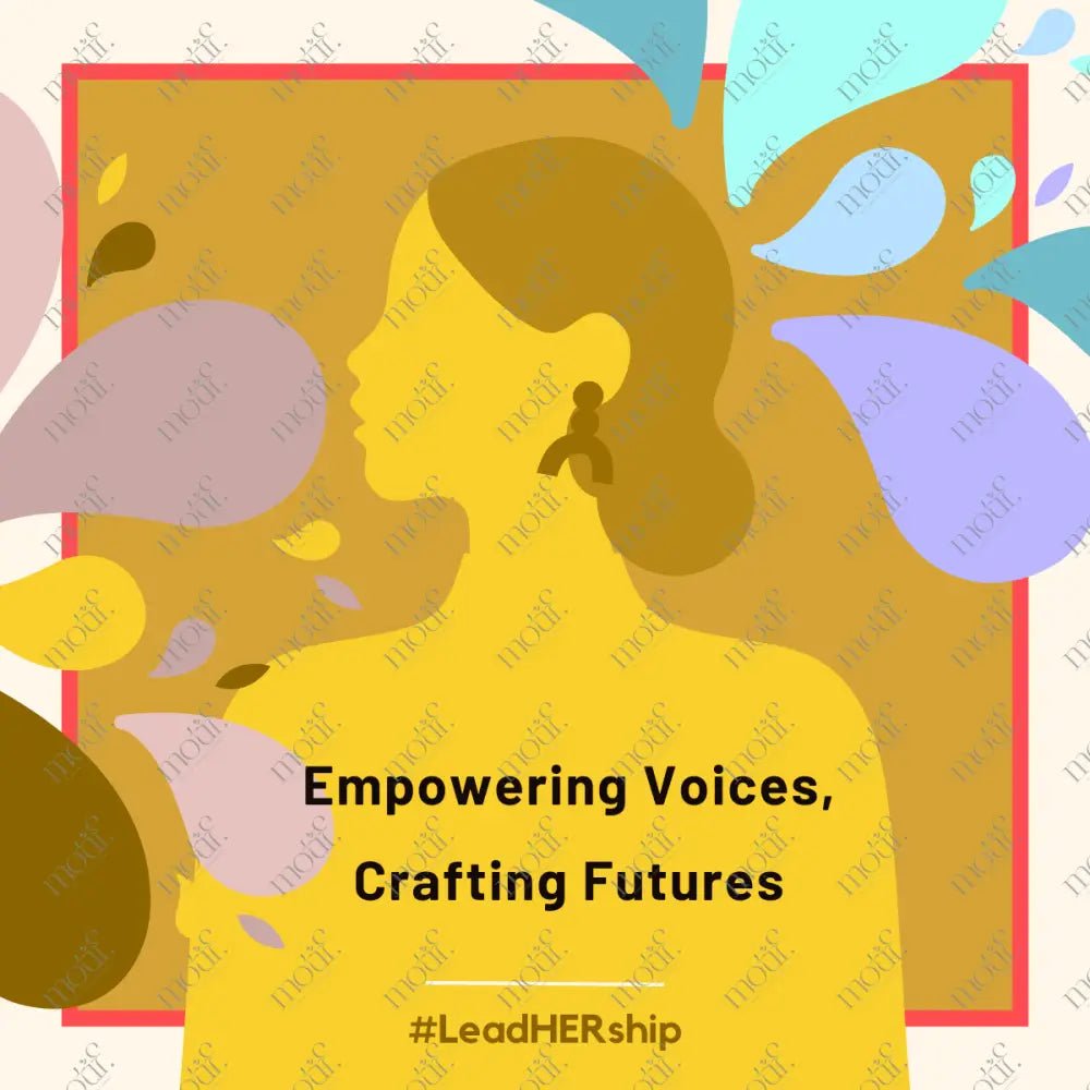 Social Media Post Image: Empowering Voices Leadhership Yellow