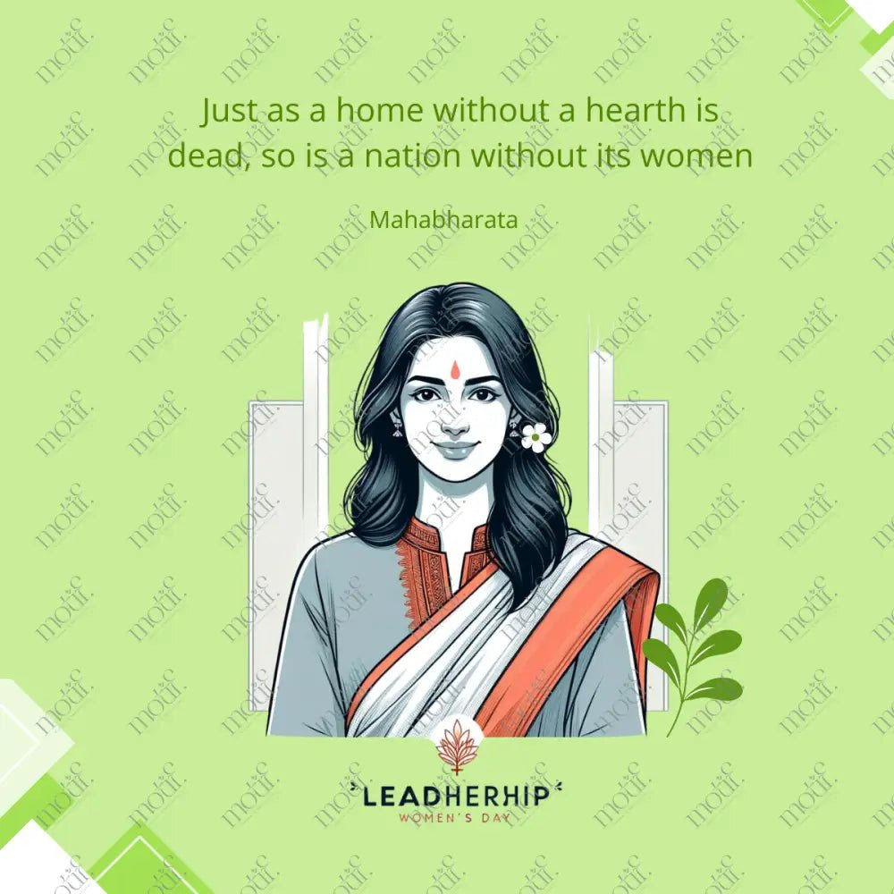 Social Media Post Image: Nation Without Its Women Leadhership Green