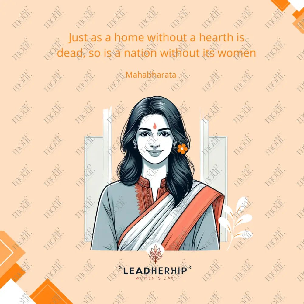 Social Media Post Image: Nation Without Its Women Leadhership Orange