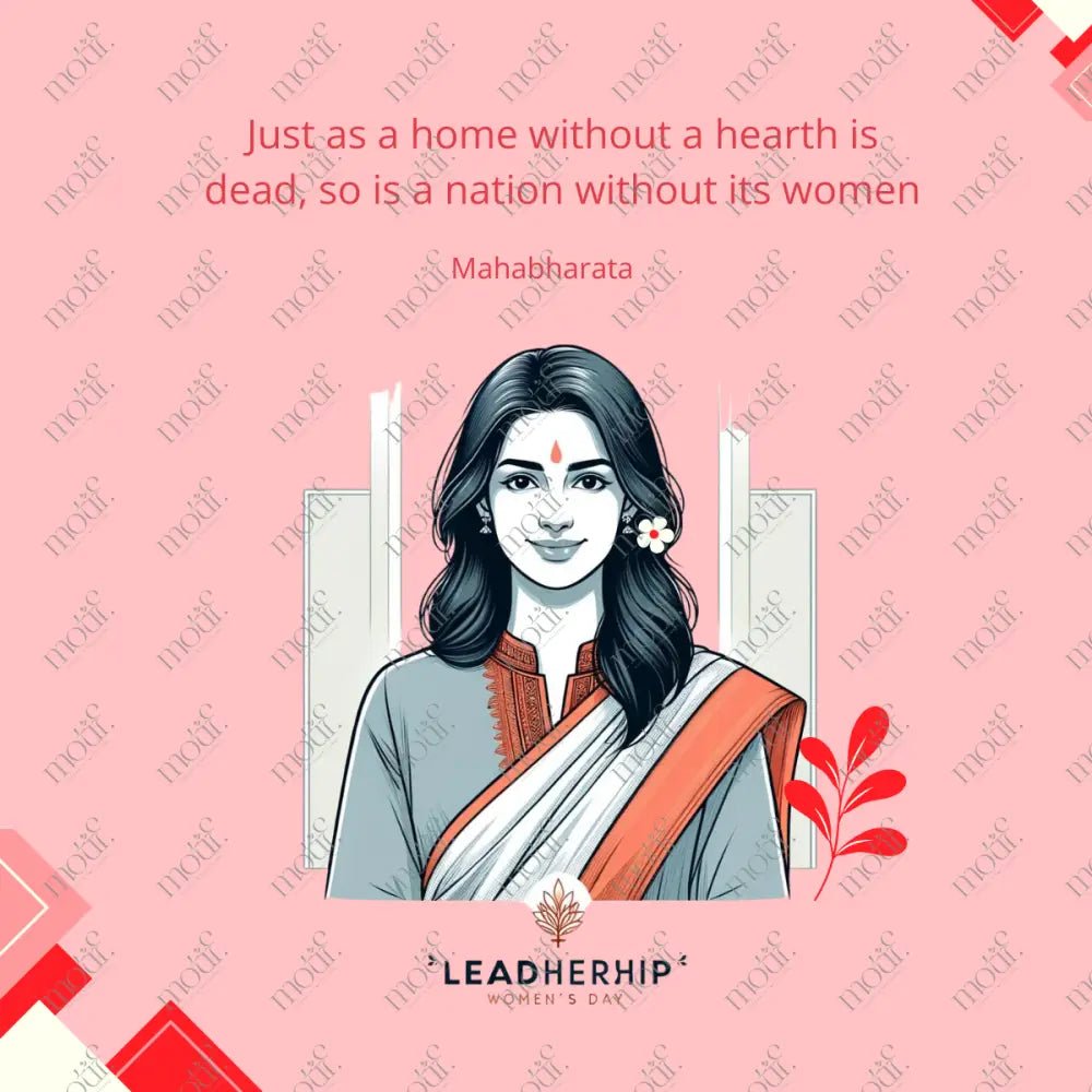 Social Media Post Image: Nation Without Its Women Leadhership Red