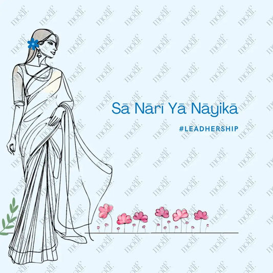 Social Media Post Image: Not Just A Woman Leadhership Blue