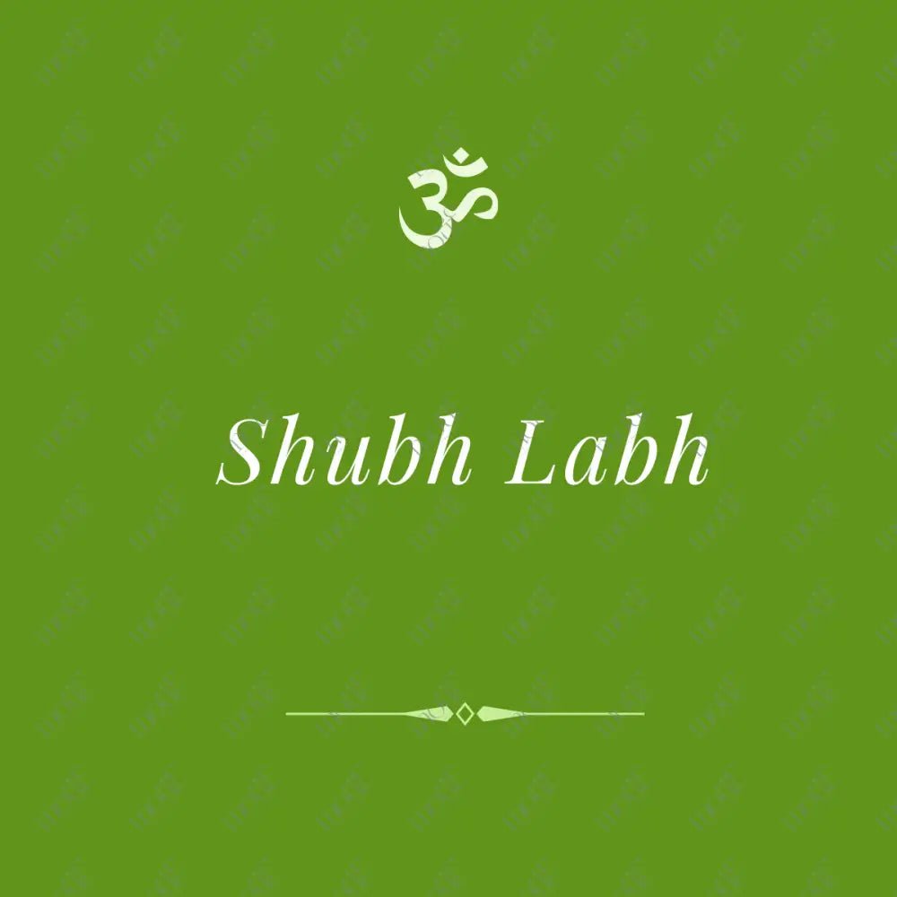 Social Media Post: Shubh Labh Green