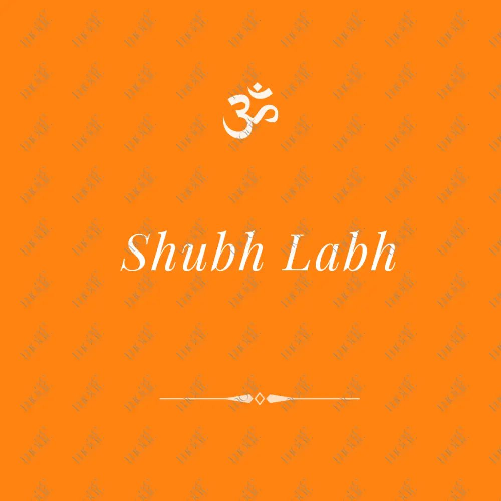 Social Media Post: Shubh Labh Orange