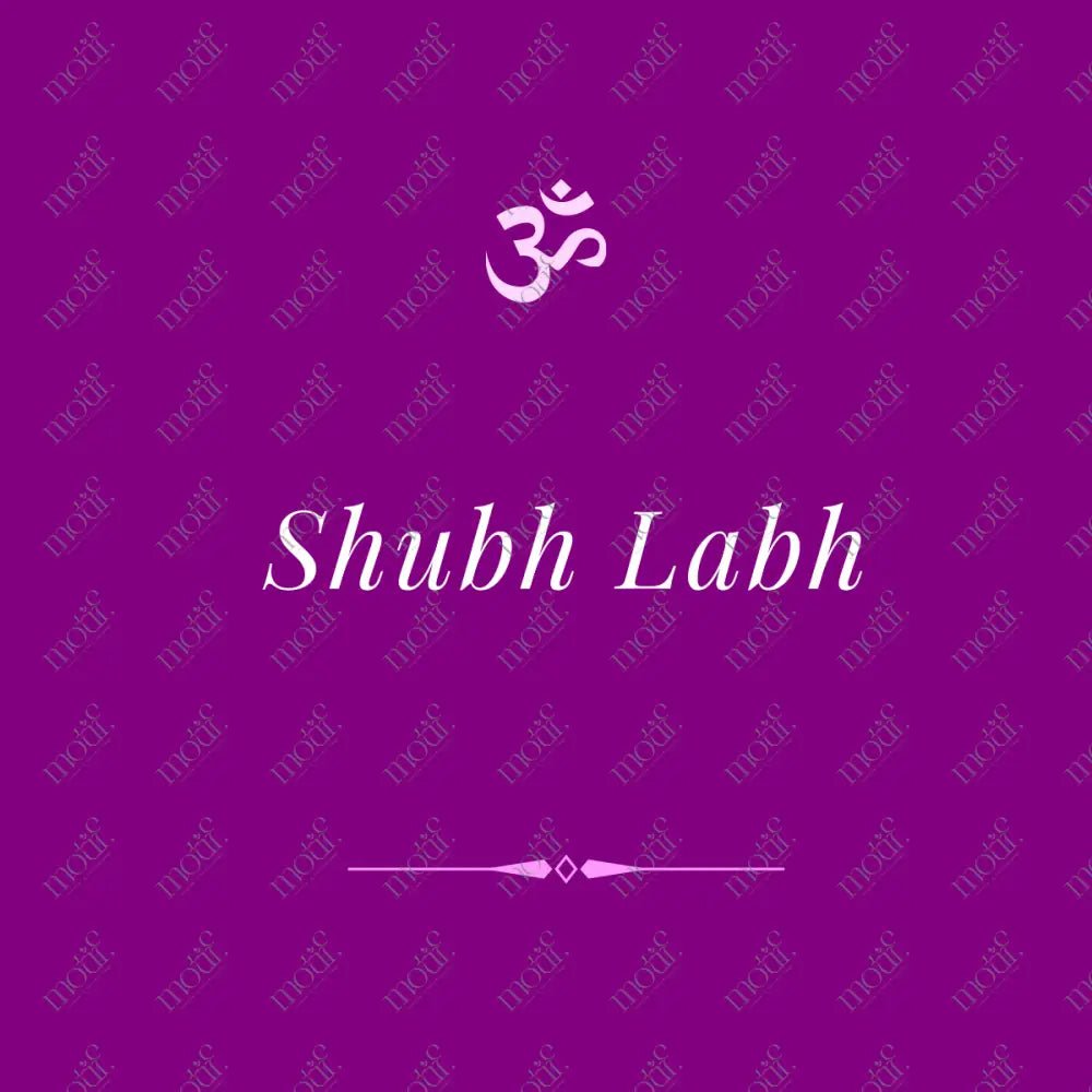 Social Media Post: Shubh Labh Purple