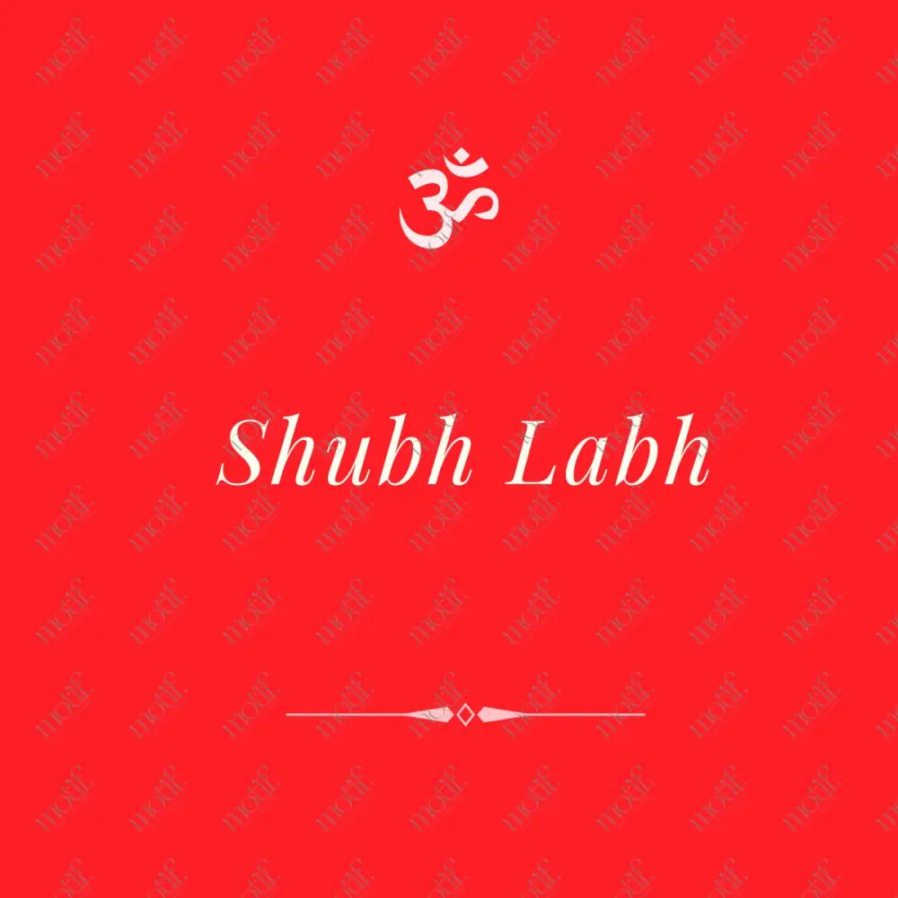 Social Media Post: Shubh Labh Red