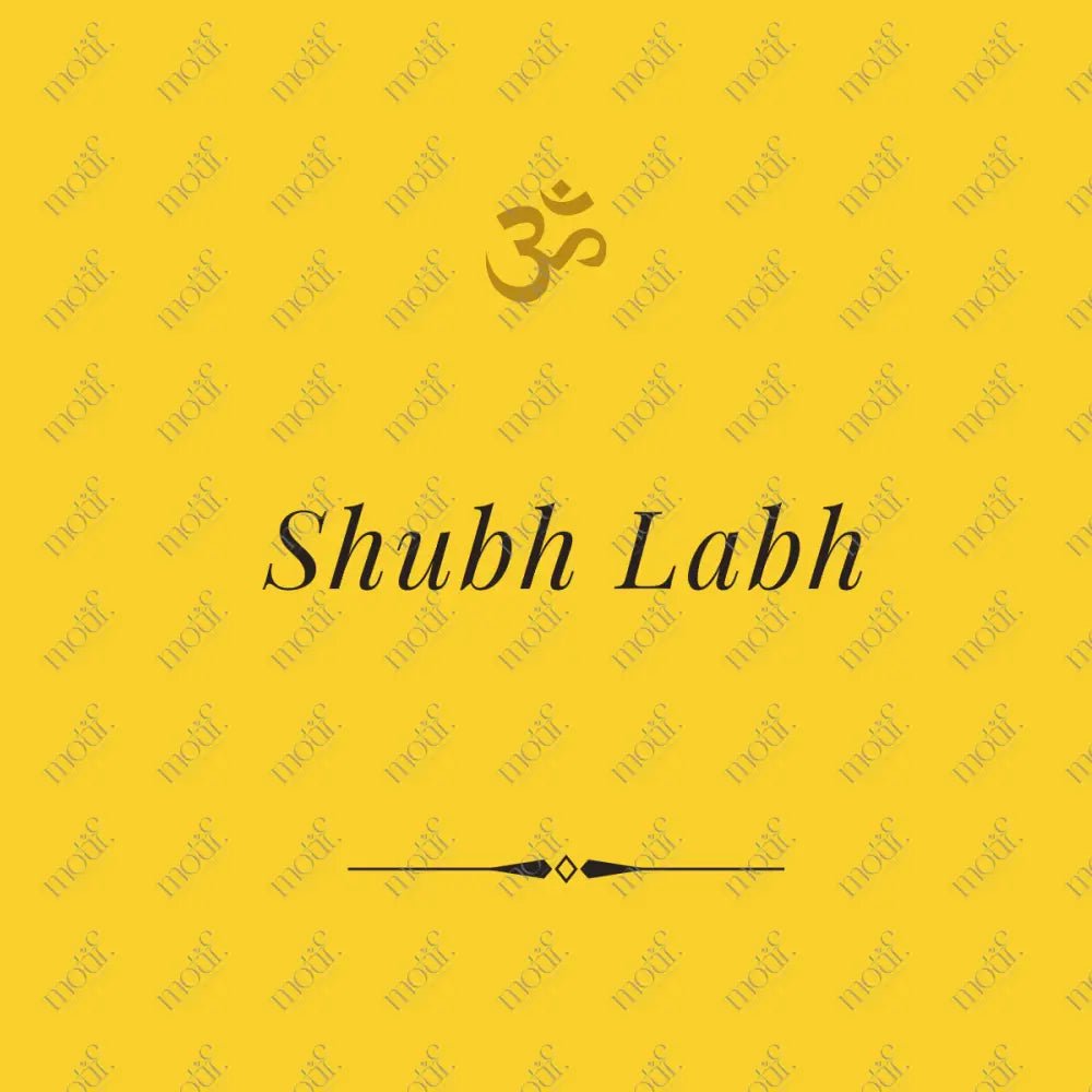 Social Media Post: Shubh Labh Yellow