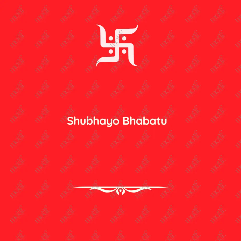 Social Media Post: Shubhayo Bhabatu Red Image