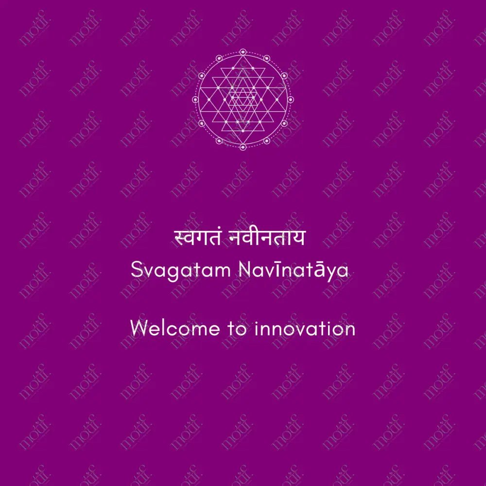 Social Media Post Image: Svagatam Navīnatāya Purple Image