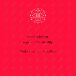 Social Media Post Image: Svagatam Navīnatāya Red Image