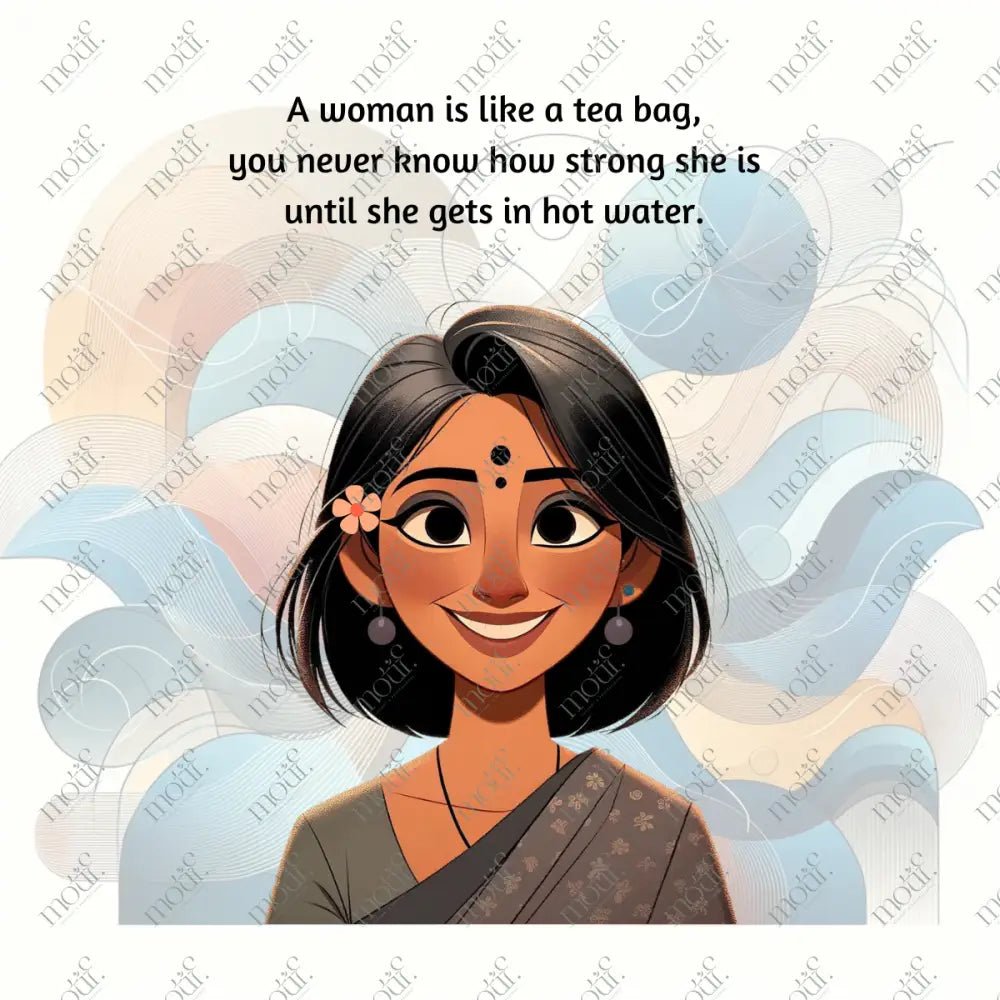 Social Media Post Image: Women Is Like A Tea Bag: Leadhership