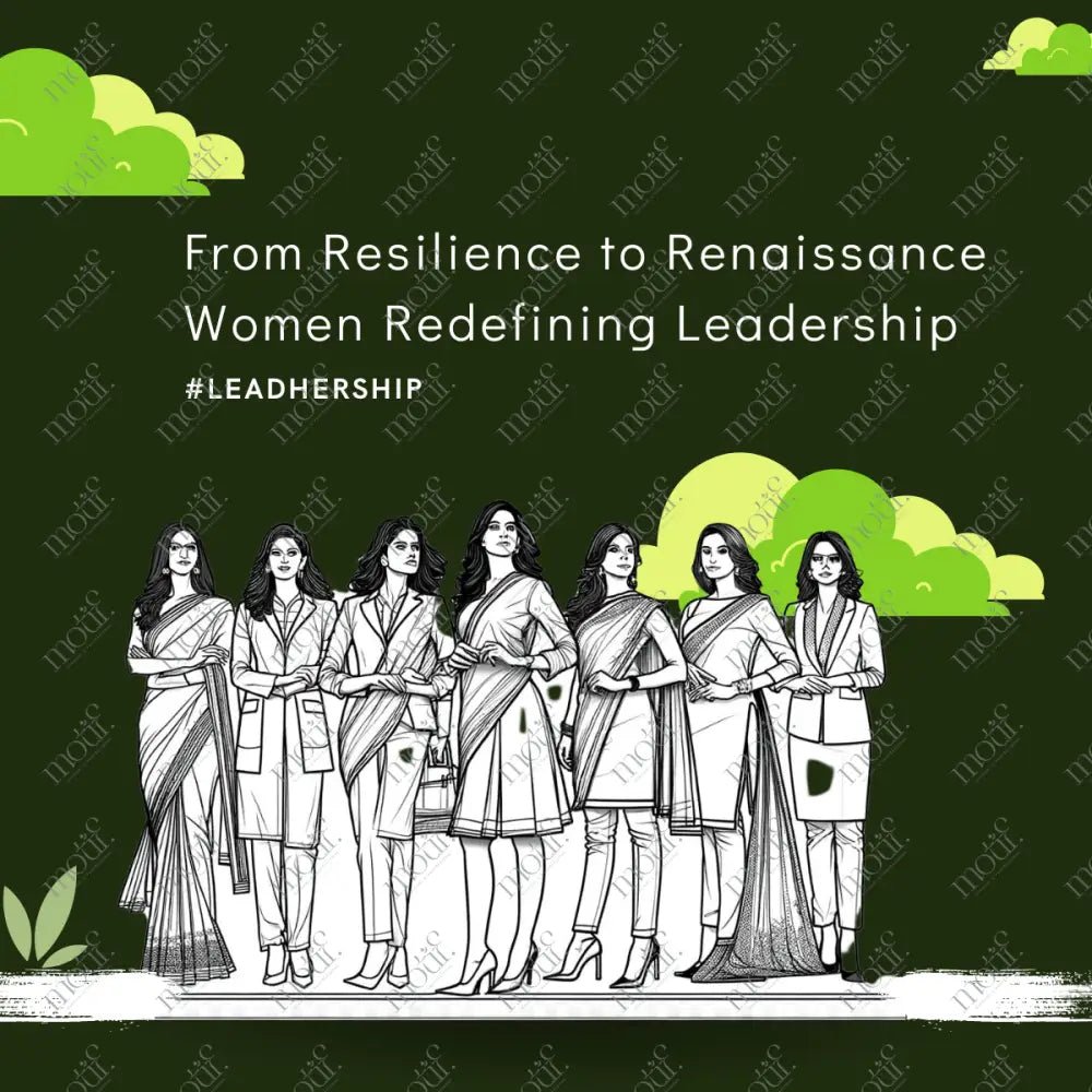 Social Media Post Image: Women Redefining Leadership #Leadhership Green