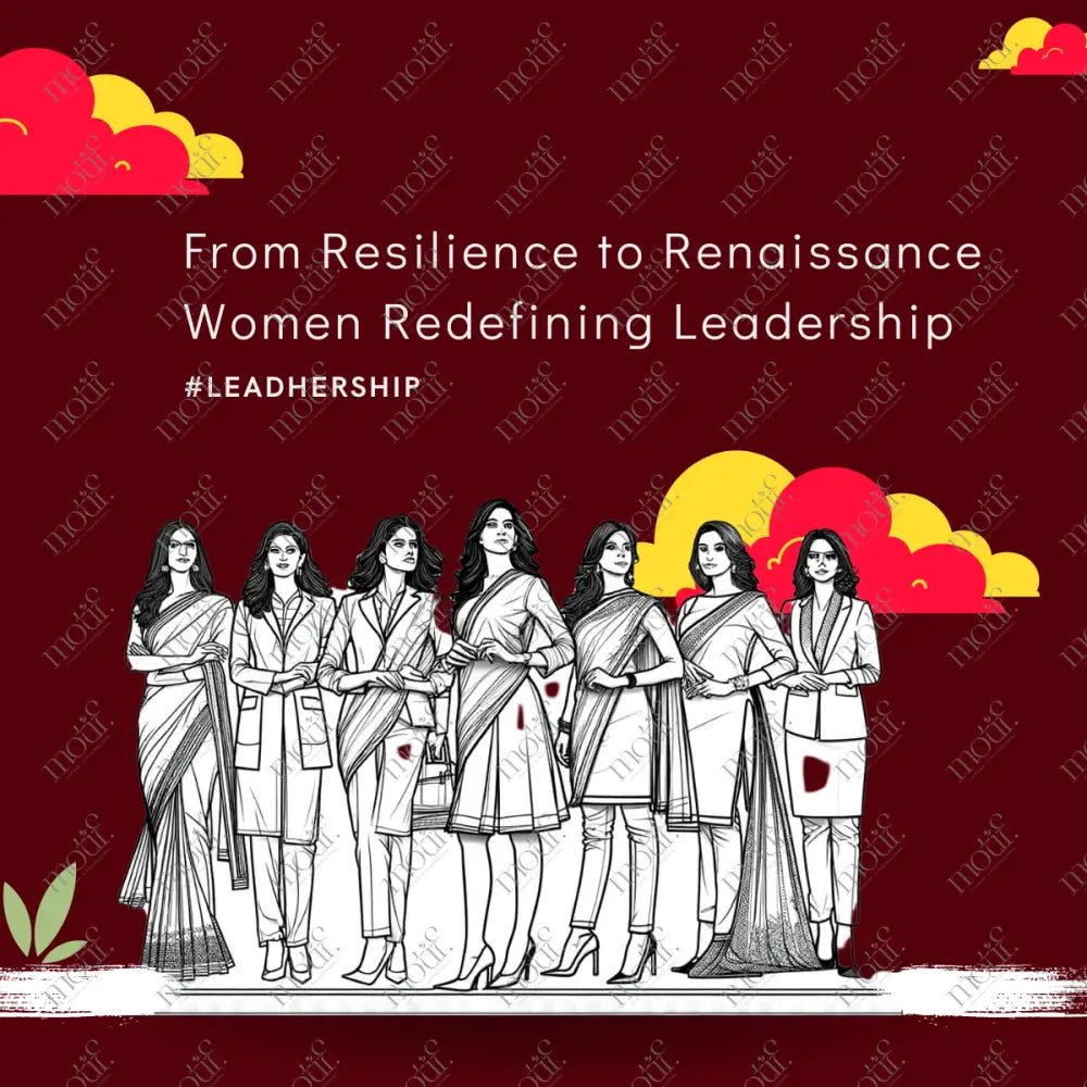 Social Media Post Image: Women Redefining Leadership #Leadhership Red