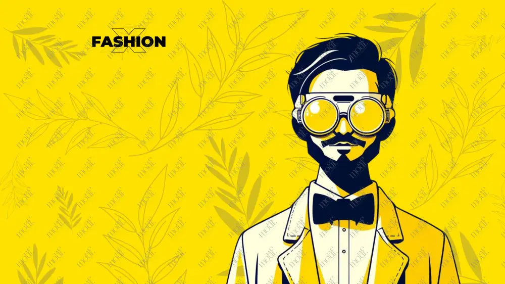 Social Media Template 6: Fashion Designer Cartoon Style Background Image